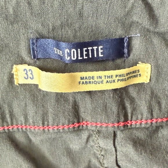 Anthropologie MAEVE The Colette Green Wide Leg Cropped Hi Rise Pants - Picture 7 of 10